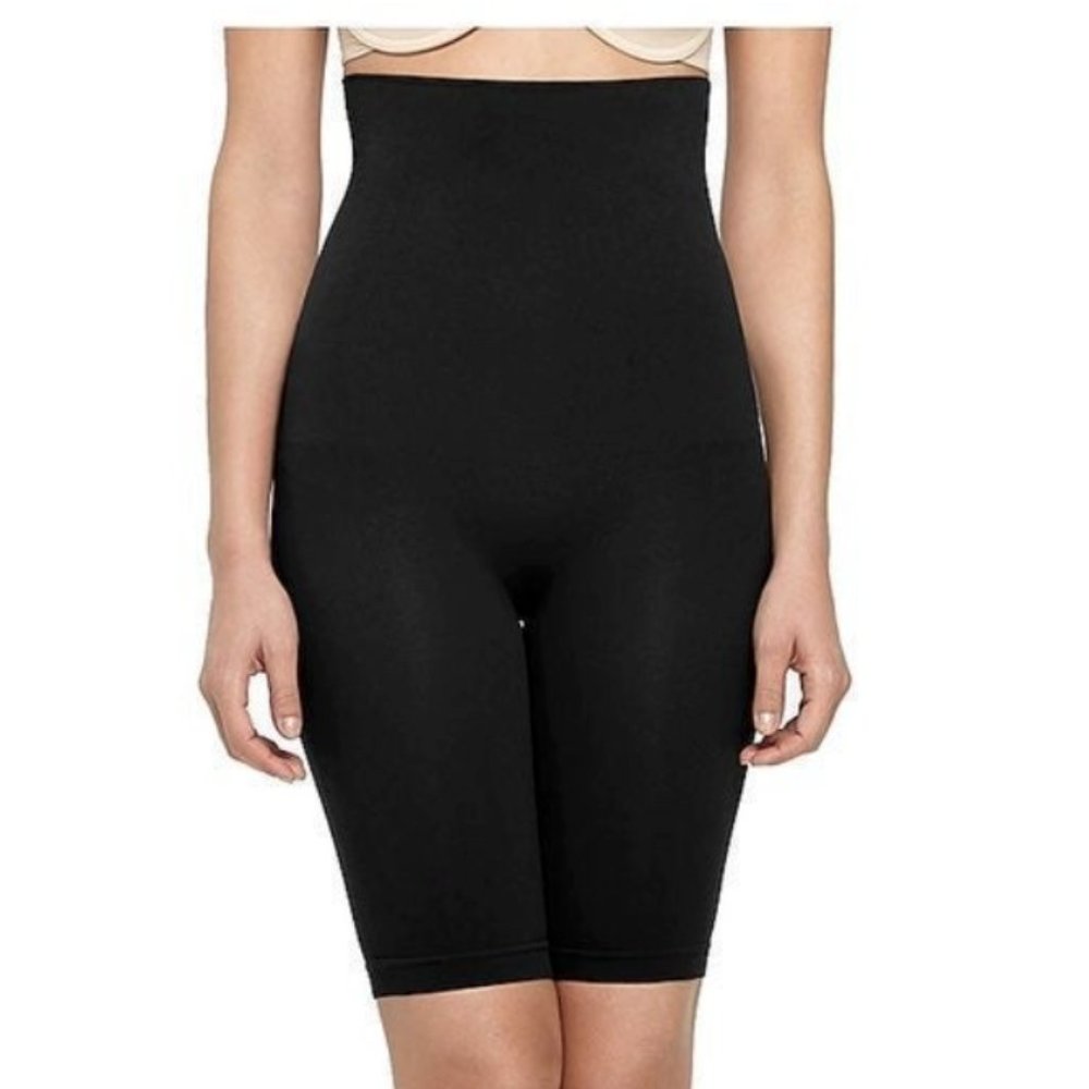 Yummiest HighWaist Thigh Shaper L/XL (Black)
